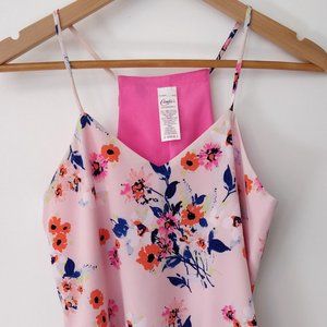 Candie's Floral Summer Tank Blouse